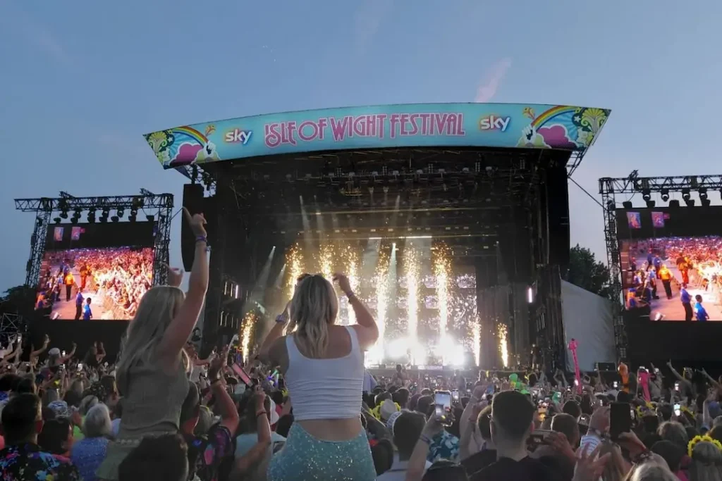 Expect at the Isle of Wight Music Festival