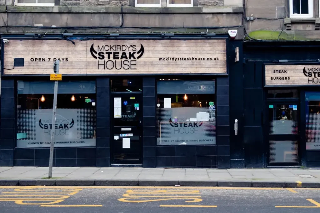 Locations for Steakhouses in Edinburgh