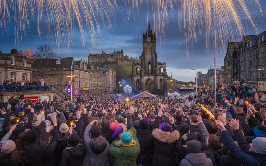 Edinburgh Hogmanay street party