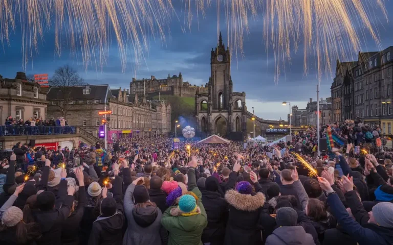Edinburgh Hogmanay street party