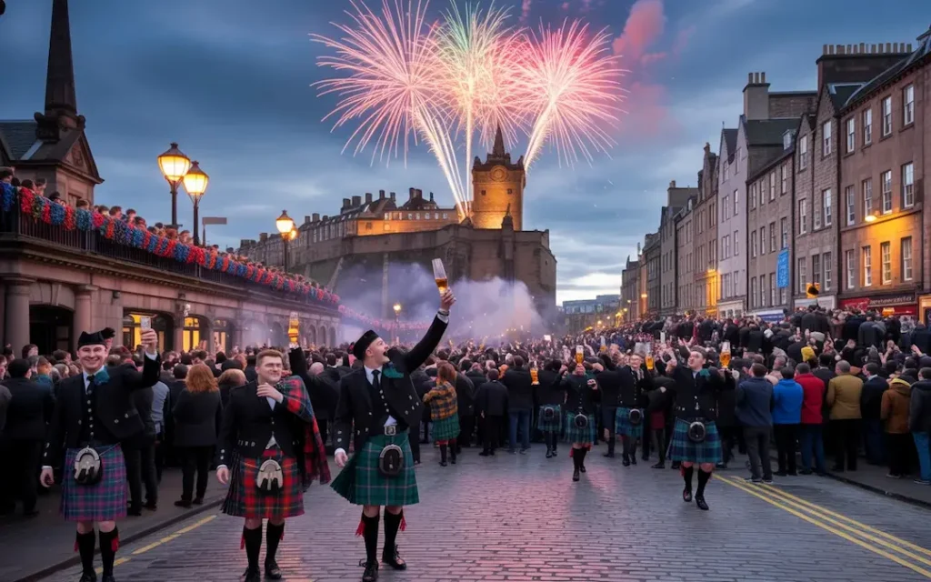 Hogmanay Fireworks and Fire Festivals