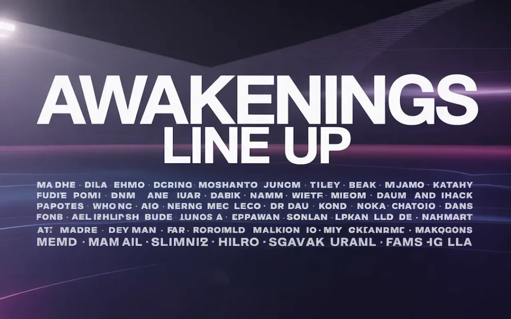 Awakenings Line Up