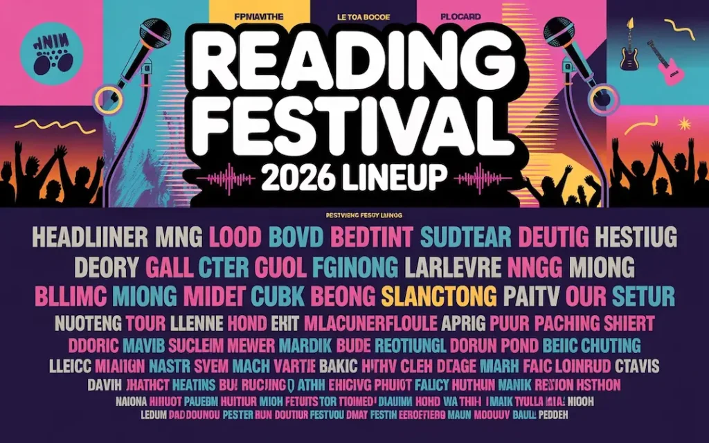 Reading Festival 2026 Lineup